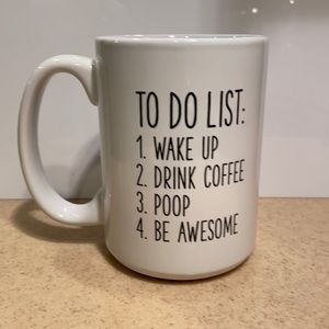 15oz White Mug To Do List